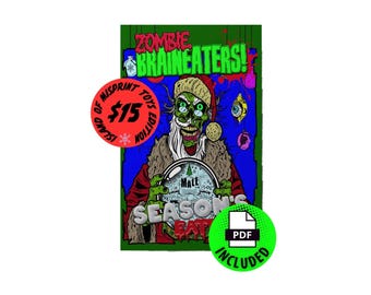 Zombie Braineaters! Season's Eatings - Island of Misprint Toys Edition