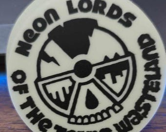 Neon Lords of the Toxic Wasteland Logo Glow Sticker