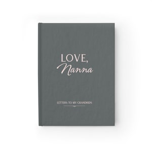 Cartas al diario de mis nietos de Nanna, Diario de recuerdos de memoria, Regalos para Nanna, Regalo del Día de la Madre