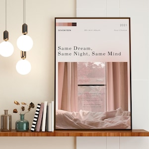 Mismo sueño... Póster de Seventeen Kpop (Impresión)