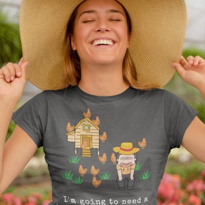 Need A Bigger Chicken Coop T-Shirt, Farmhouse Chicken Top, Chicken Shirt For Women,