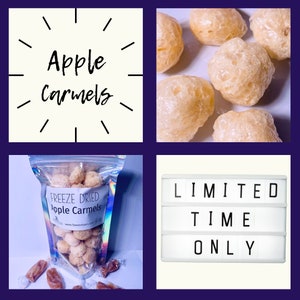 Freeze Dried Apple Carmels