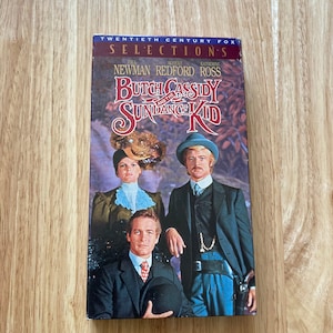 Butch Cassidy and the Sundance Kid VHS (1969) - 1960s/Western/Adventure/Paul Newman/Robert Redford