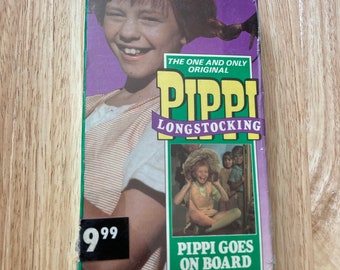 Pippi Longstocking - Pippi Goes On Board SEALED VHS (1969) - Family/Children/1960s/German/Swedish