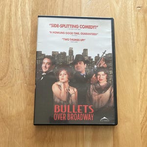 Bullets Over Broadway DVD (1994 Comedy) - Jennifer Tilly/Woody Allen/Crime/Black Comedy/1990s/Mafia