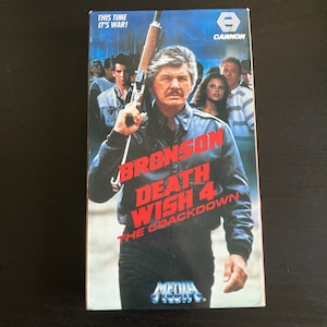 Death Wish 4: The Crackdown VHS (1990, Video Treasures) - Action/Crime/Thriller/Revenge