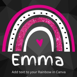 10 Custom Canva Frames, Rainbow Templates, Rainbow Designs, Mockup Frames, Editable Canva Templates, Mock up Templates, Print Templates image 4