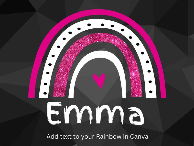 10 Custom Canva Frames, Rainbow Templates, Rainbow Designs, Mockup Frames, Editable Canva Templates, Mock up Templates, Print Templates image 4