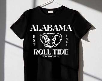 Alabama Roll Tide Crimson Tide PNG JPG SVG Instant Download