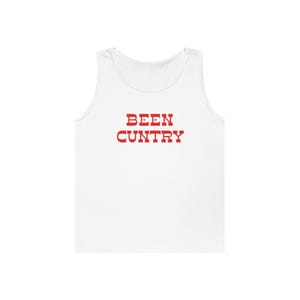 Cowboy Carter Inspired Been Cuntry Unisex Heavy Cotton Tank Top, Summer Wear, Music Festival Outfit, Casual Tank