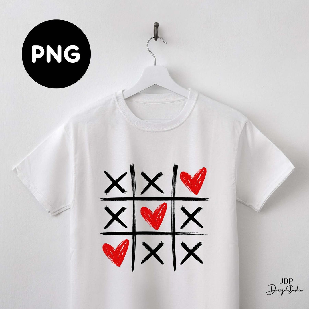 Tic Tac Toe Valentines PNG Graphic Instant Download - Etsy