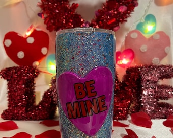 Be Mine 3D 18.5oz Stainless Steel Tumbler Gobelet.
