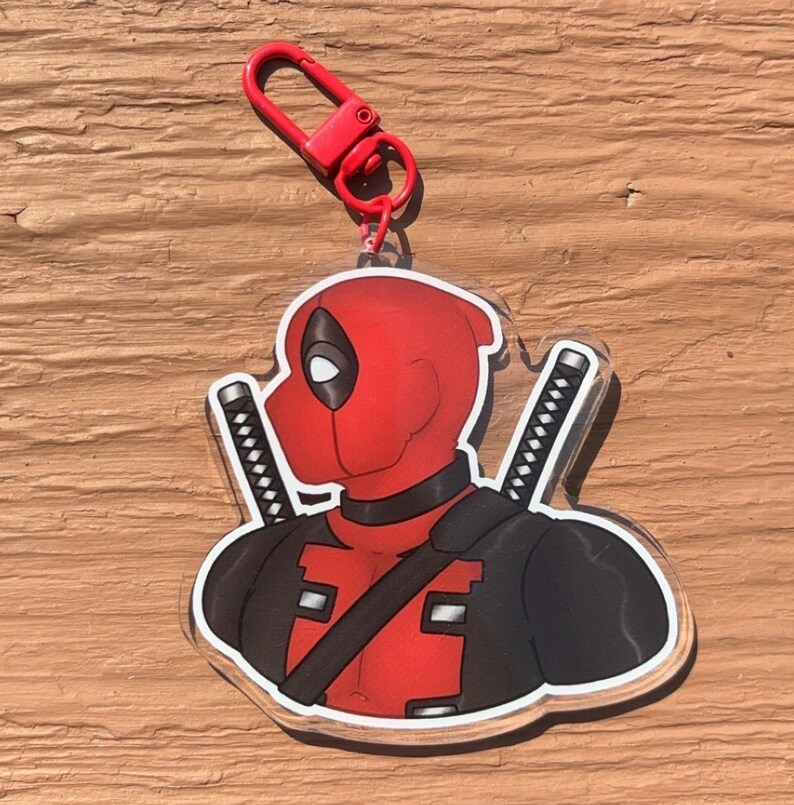Deadpool and Wolverine Acrylic Keychains Etsy