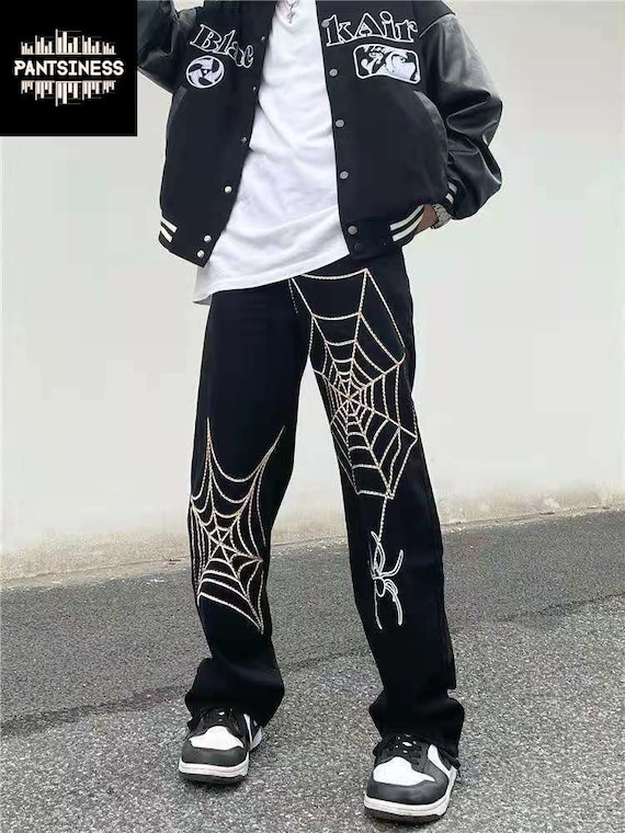 2023 Hot Mens Jeans Designer European Jean Hombre Letter Star Men  Embroidery Patchwork Ripped For Trend Brand Motorcycle Pant Mens Skinny  From Fashclothes88, $38.61 | DHgate.Com