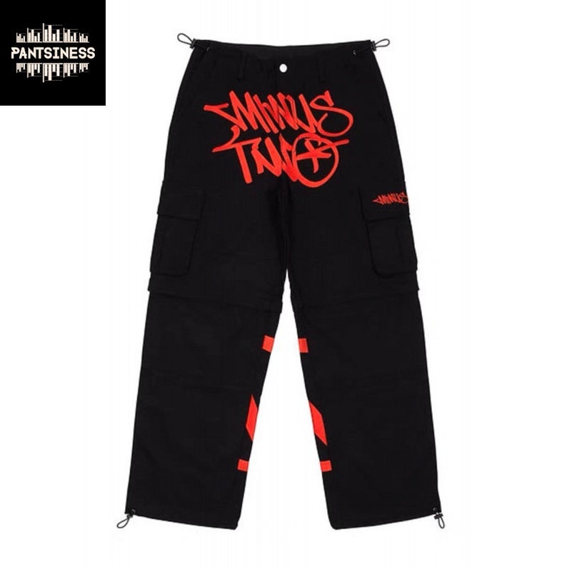 Hip Hop High Street Pants, Y2K Printed Cargo Bottoms, Retro Streetwear ...