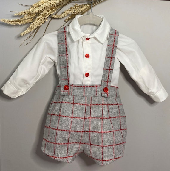 Baby boy top red spanish outfit