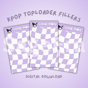 DESCARGA DIGITAL / Relleno de correo de amor, lengüeta extraíble / Suministros para comercio y venta de Kpop
