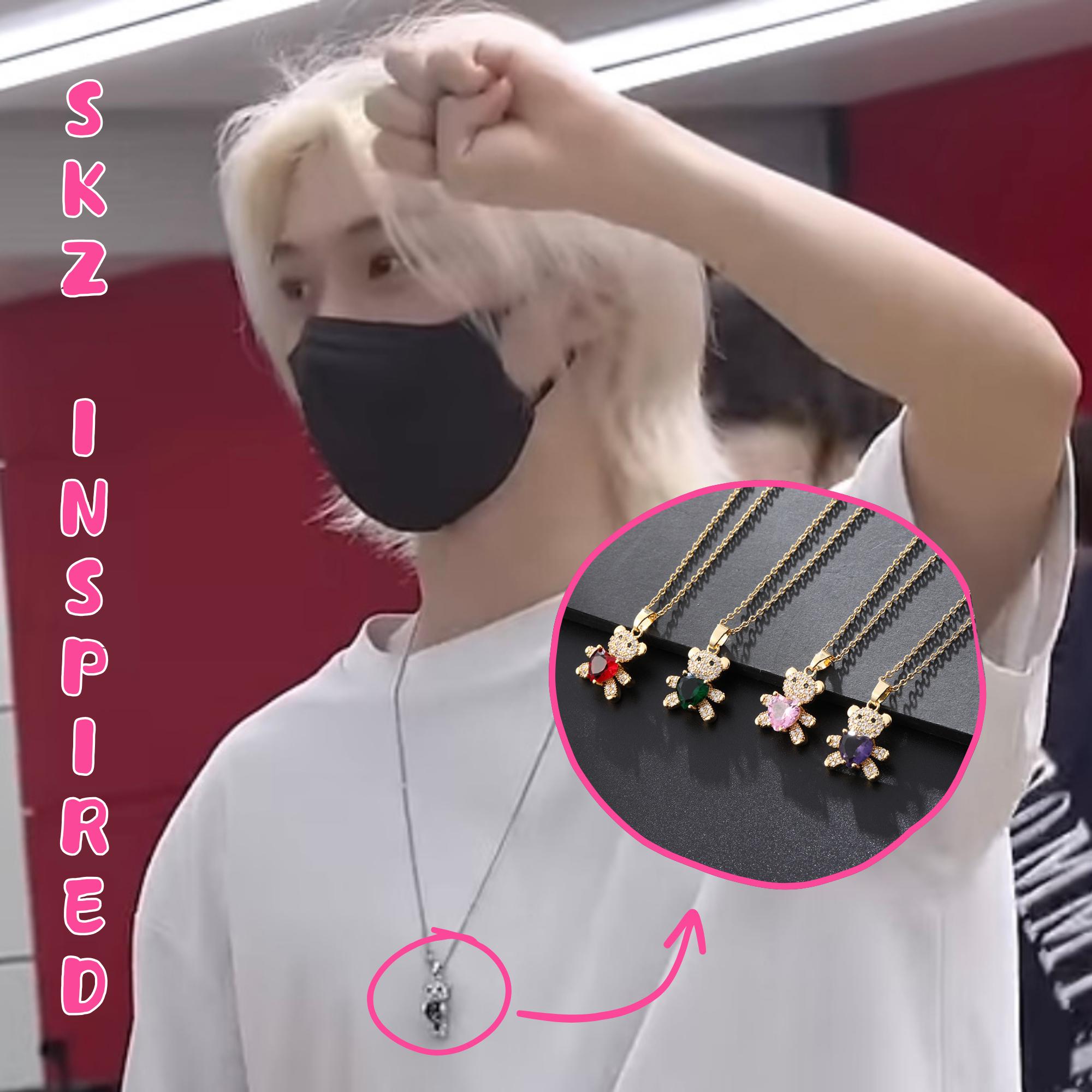 【TWENTYONEAUGUST】CHECKBOARD DAISY NECKLACE▲StrayKids着用 STRAY KIDS FASHION & STYLE on X: 