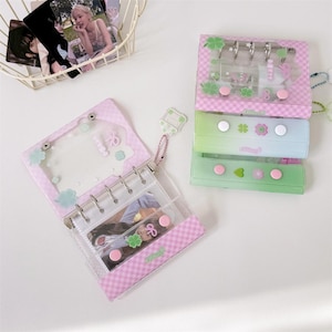 1 st Kpop Verzamelboek | Mini-map voor fotokaarten | Kawaii-fotoalbum | Cadeau voor Kpop-fans | Schattig Koreaans briefpapier