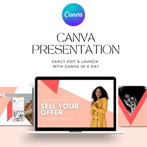 Canva Webinar Slide Deck | Course Creator Template | Powerpoint Presentation Template | Masterclass Template | Pitch Deck Presentation