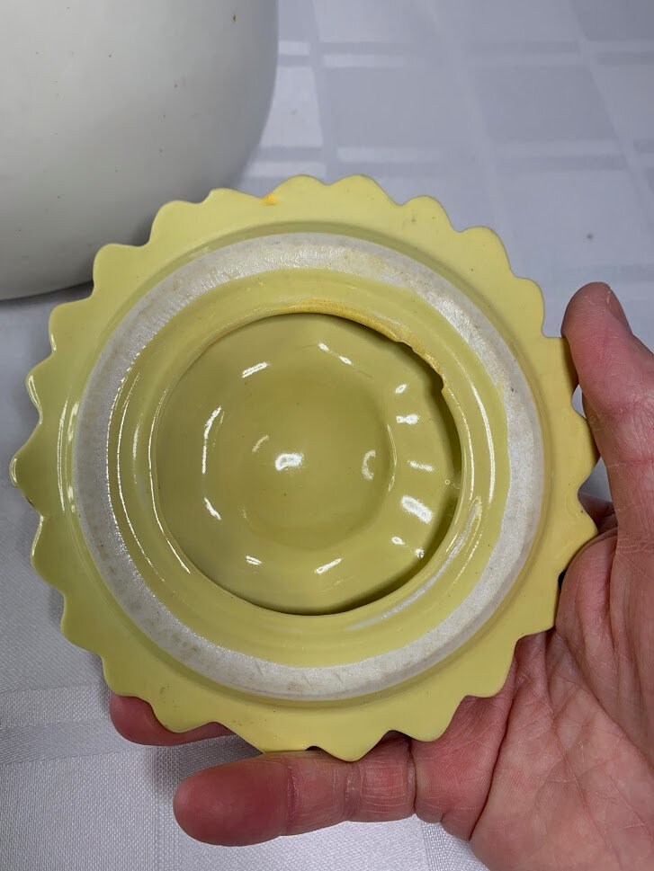 Sunflower Cookie Jar Vintage Ceramic Cookie Jar Made Etsy