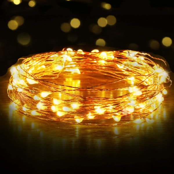 Fairy Lights USB Powered String Lights Warm White 2/3/5 meters LED String Lights for Party Wedding Bedroom Table Decoration