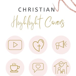 12 Pink Christian Instagram Highlight Covers