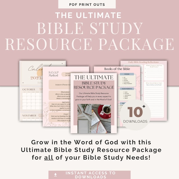 The Ultimate Bible Study Resource Package