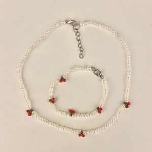 Cherry Beaded Jewellery