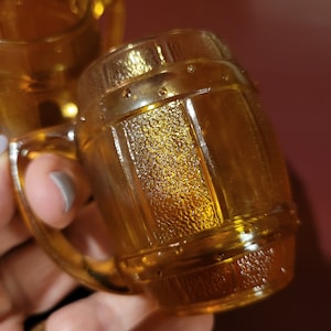 Tiny Beer Mugs...So Fun and Vintage ;) Four Total!