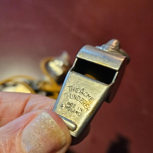 Antique Policeman or Sports Whistles...very cool!