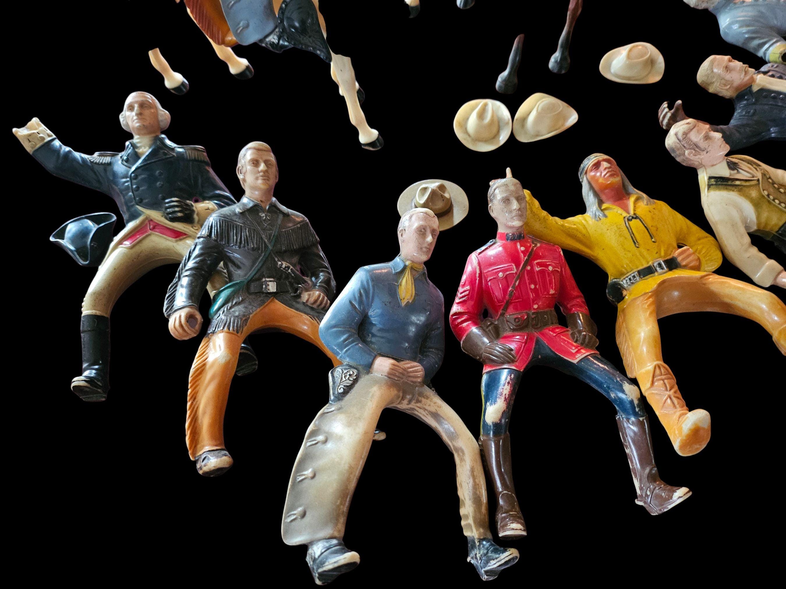 Vintage Hartland Plastics.so Many! Lone Ranger, Custer, Tonto