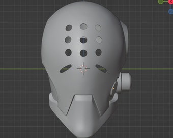 Zenyatta Helmet 3D Printable Design (Digital Download)