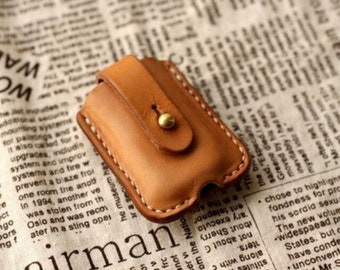 Laser cut Leather Zippo Case With Belt Loop Pattern – PDF, DIY lighter case pattern