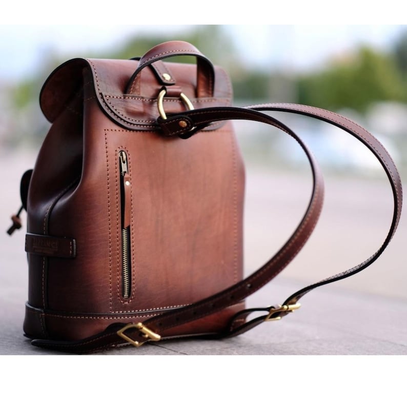 Leather Backpack PDF Pattern: Vintage Rustic Minimalist Daypack - Etsy
