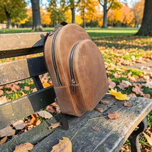 Leder-Rucksack PDF Pattern: DIY Frau-Rucksack Vorlage (Digitaler Download A4-Format)