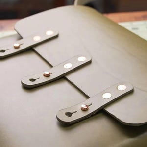 Cartable en cuir DIY, modèle de cartable PDF, modèle découpé au laser bricolage