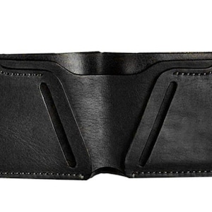 Billetera plegable de cuero hecha a mano PDF, billetera de cuero PDF