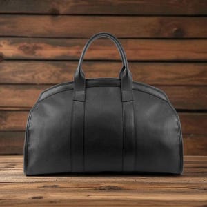 Duffel Bag PDF Pattern: DIY Leather Gym & Travel Bag (20x13x10in A4 Format)
