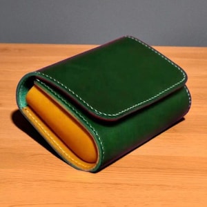 Patrón PDF de Mini Monedero de Cuero, Porta Auriculares