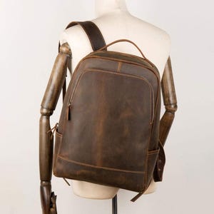 Tooled Leather Backpack - Etsy