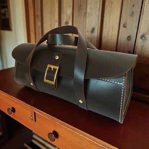 Leather Wine Bottle Bag Pattern: DIY Handbag (PDF Download, A4 Size)