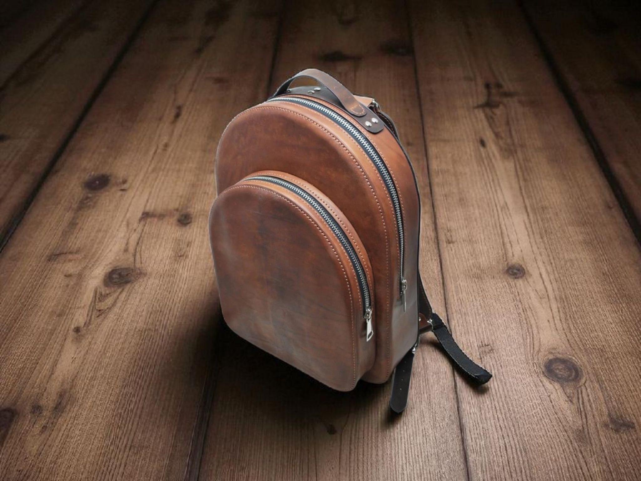 Leather Backpack PDF pattern, Woman Backpack Template, Handmade Leather Backpack Digital Pdf, Diy Backpack