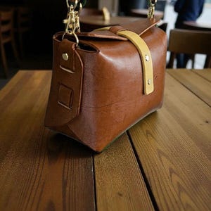 Leather Tote Bag PDF Pattern: DIY Elegant Handbag for Women