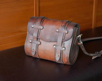 Leather Messenger Bag Pattern PDF: Retro Style Daily Bag (A4 Format Digital Download