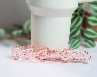 Custom Acrylic Business Watermark, Social Media Name