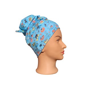 Casquette pour chiens dans l&#39;eau, bonnet chirurgical en chignon haut avec boutons, casquette dentaire à poils longs, couvre-chef médical pour infirmières