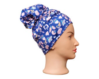 ORGAN DONOR scrub cap, Surgical nurse cap, long hair scrub cap for operating room