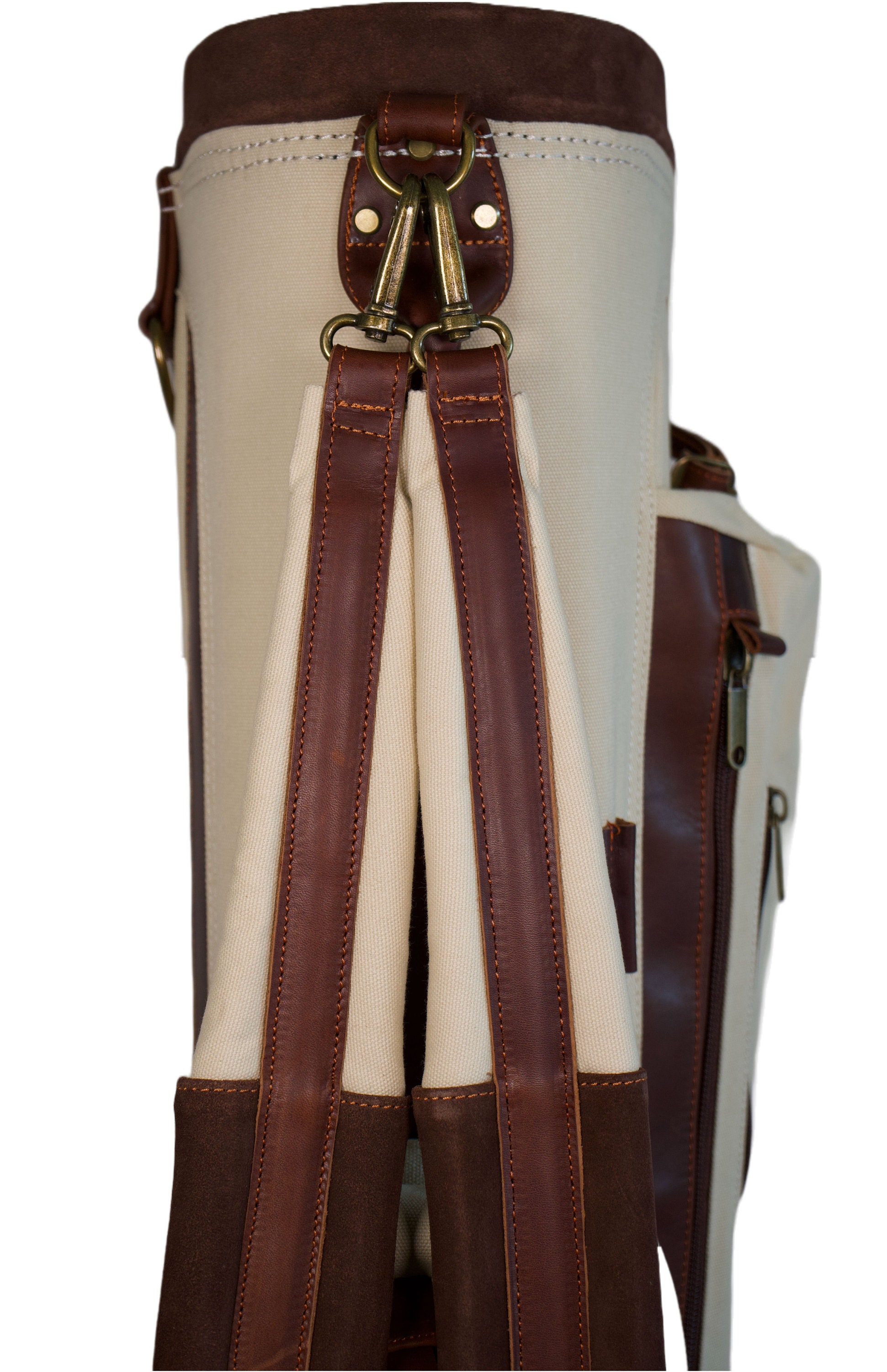 Handmade Canvas & Leather Stand Bag Classic Style Golf Etsy