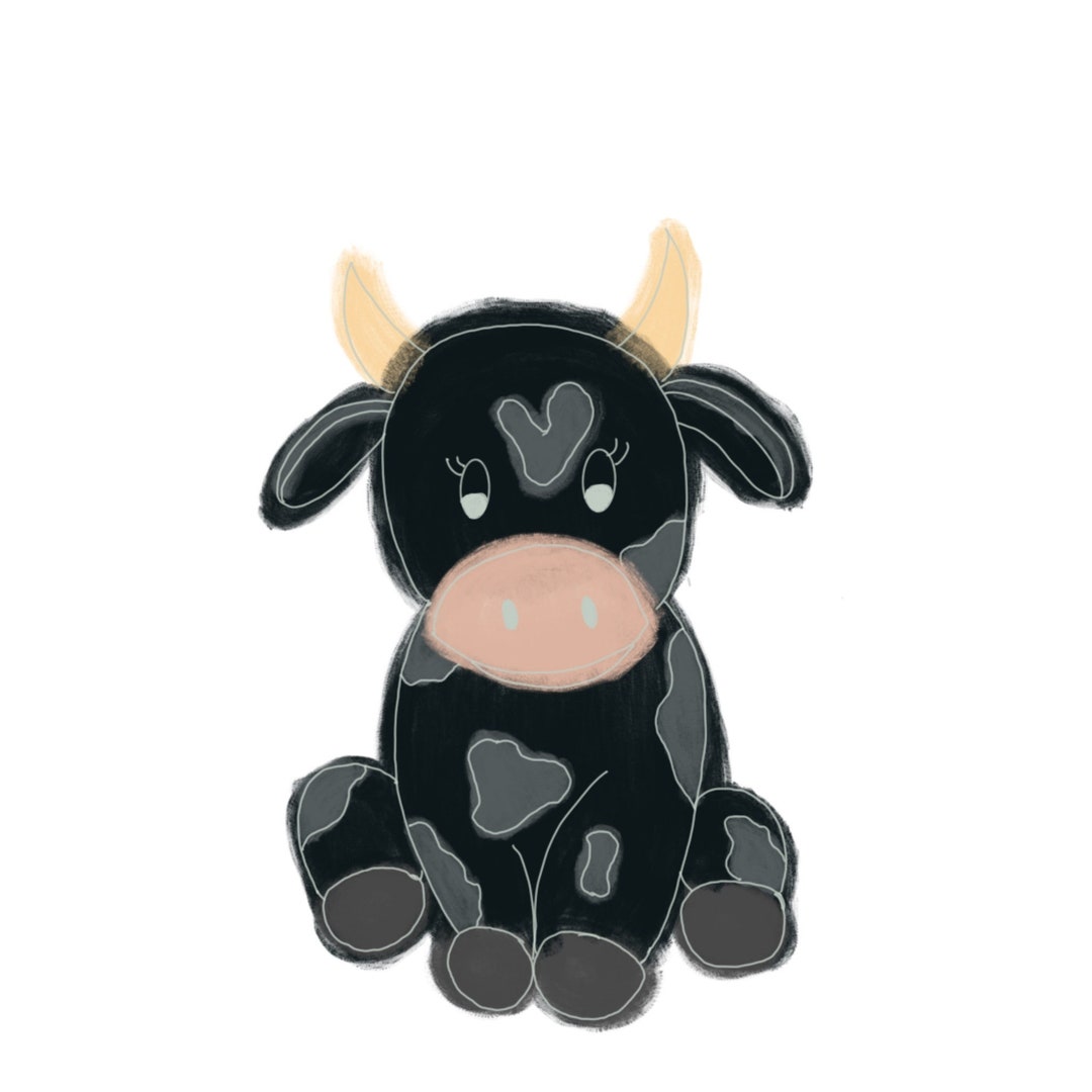 Cow Sticker - Etsy